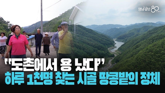 [영상] 시골 땅콩밭 방문객이 하루 1천명? “개천에서 용 났다”