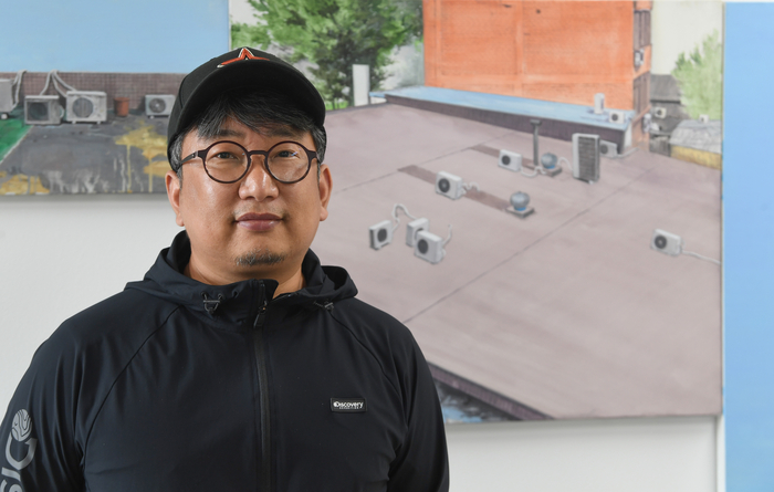 달성 달천예술창작공간 -경계 없는 틈.
박종호 작가.
박관영기자 zone5@yeongnam.com