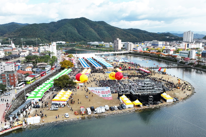 2024년 청송사과축제 현장<청송군 제공>