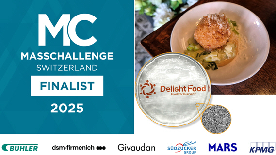 딜라이트푸드 'MassChallenge Switzerland 2025' 파이널리스트 선정 홍보물. <포항시 제공>