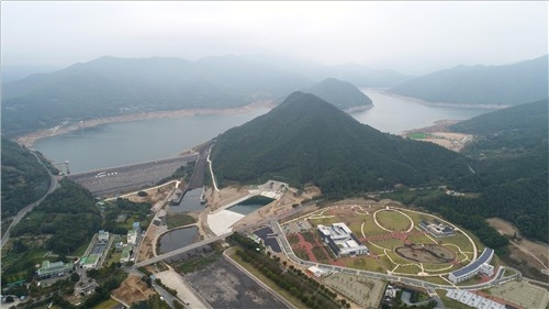 운문댐 전경.<환경부 제공>