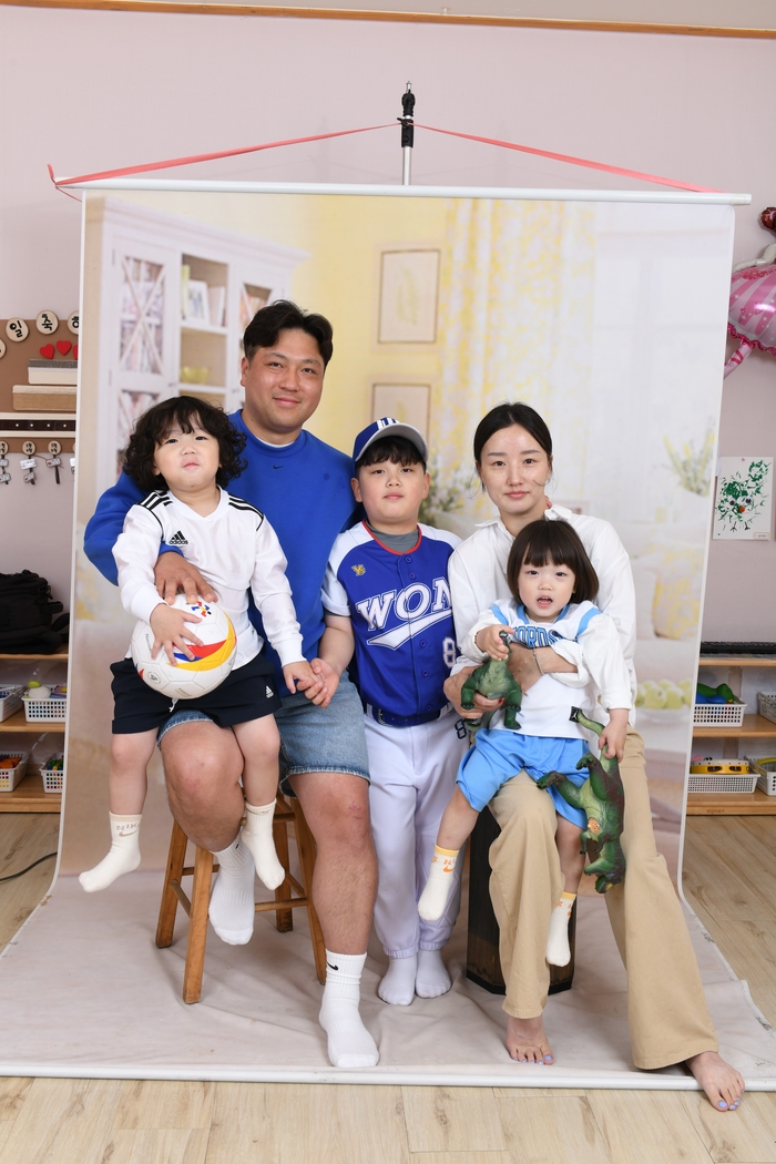 미소담어린이집, 가족사진촬영 행사.<미소담어린이집 제공>