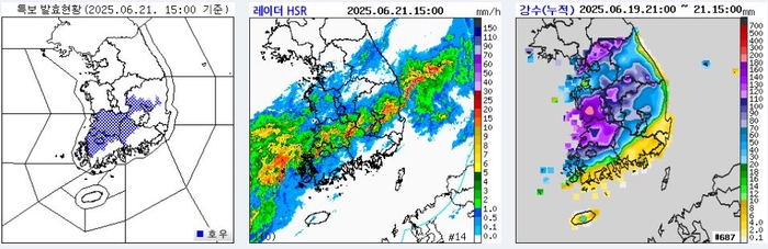 대구에 호우주의보 발령…시간당 30mm 강한 비, 강풍까지 예보