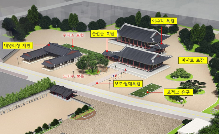 경상감영 복원 조감도 <대구시 제공>