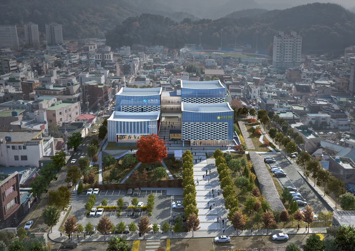 남해군청 신청사 조감도 <HXD화성개발 제공>