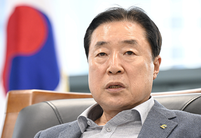 최상대 대한전문건설협회 대구시회 회장이 지난 3일 영남일보와의 인터뷰에서 향후 활동 계획 등에 대해 설명하고 있다. 이현덕기자 lhd@yeongnam.com