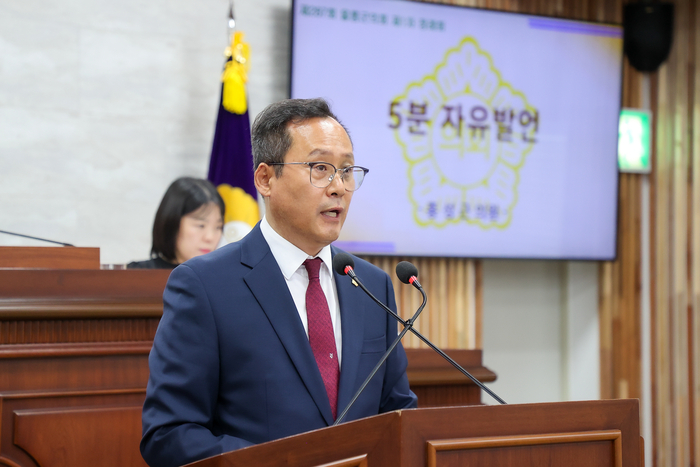 홍성근 울릉군의원 발해탐사 순직 이덕영 선장 추모비 제안