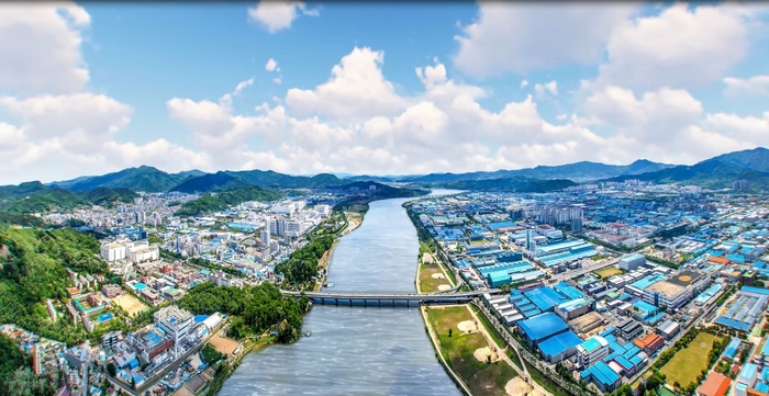 구미 공단 전경<구미시 제공>