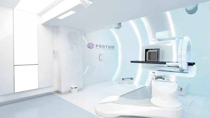 계명대 동산의료원이 도입하는 싱크로트론 기반 양성자 치료기 'ProTom Radiance 330'의 내부 전경. 정밀한 펜슬빔 스캐닝 기술과 고성능 가속기를 갖춘 이 장비는 종양에 정확히 방사선을 조사하고, 주변 정상조직 손상을 최소화하는 첨단 암 치료 시스템이다.<동산의료원 제공>
