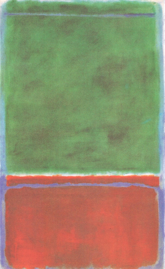 마크 로스코, '초록과 적갈색', 1953, 워싱턴 필립스 컬렉션