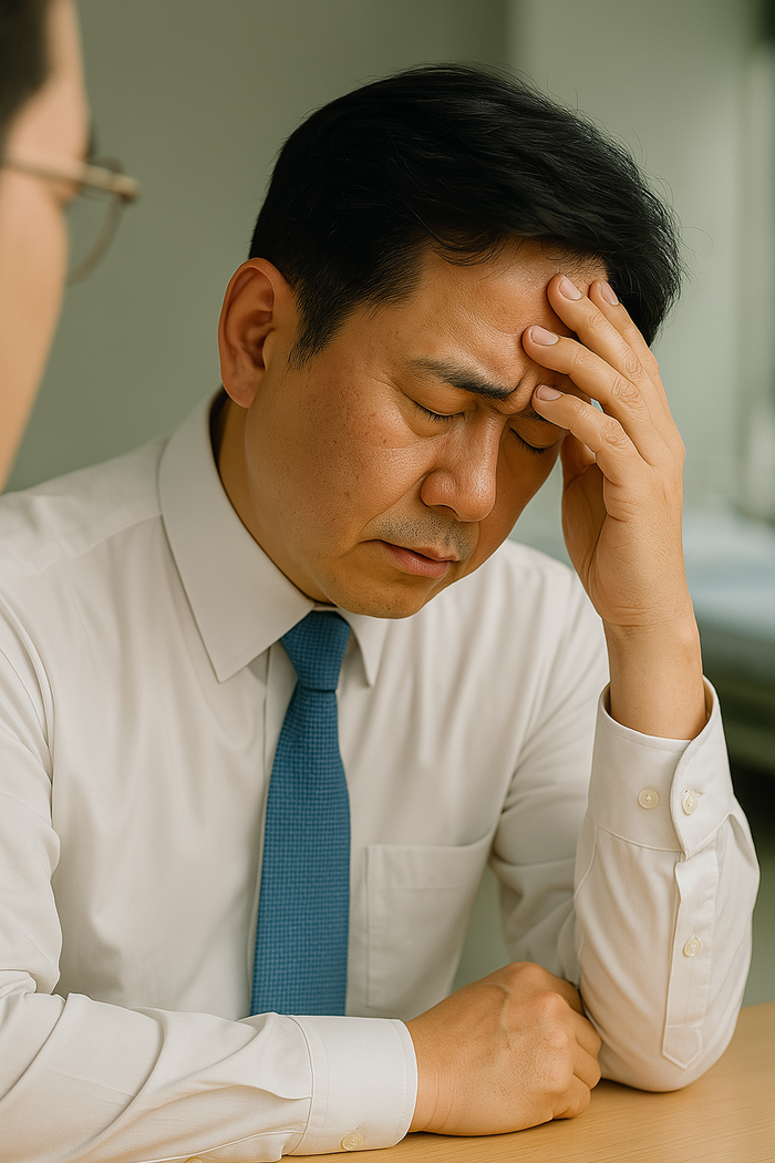 지역 병원의 한 의료 관계자가 전공의 복귀로 인한 인력 공백을 우려하며 고심하고 있다. 응급실 운영을 둘러싼 인력난이 가중되며, 중소병원과 개원가 모두 채용 경쟁에 직면한 상황이다.<ChatGPT 제작>