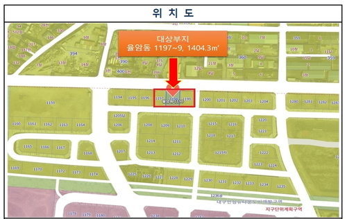 대구 동구청이 안심권역 내 설립을 추진 중인 건강생활지원센터 위치도. <동구청 제공>