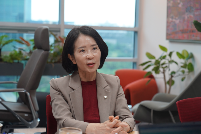 국민의힘 최고위원 경선에 출마한 최수진(비례대표) 의원이 18일 서울 여의도 국회 의원회관에서 영남일보와 인터뷰를 하고 있다. 최수진 의원실 제공
