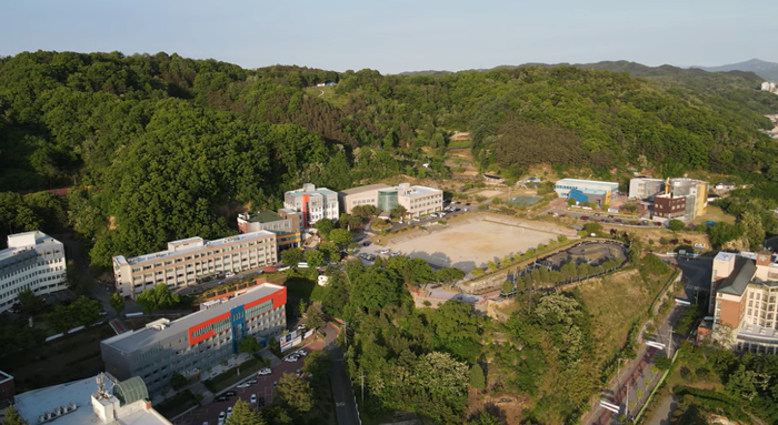 가톨릭상지대학교 전경<가톨릭상지대 전경>