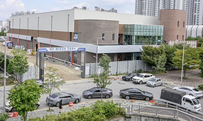 4일 대구 동구 혁신도시 내에 건립 중인