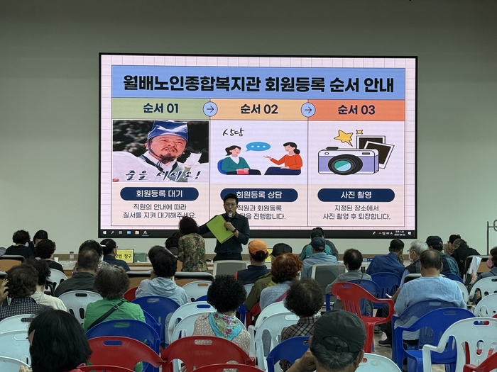 지난 22일 실시된 대구 달서구 월배노인종합복지관 사전등록 현장. 등록접수 3일 만에 지역 노인 4천여명이 몰렸다. 구경모기자