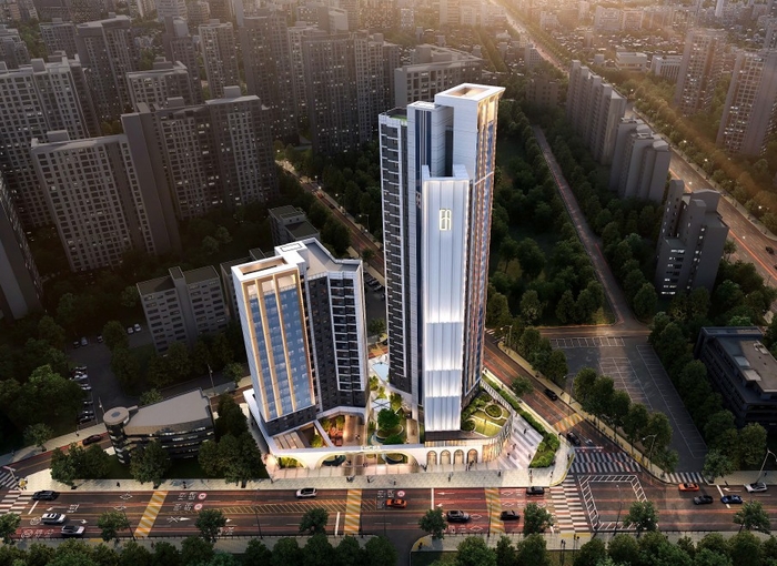 HS화성이 수주한 서울 강남 서초구 잠원한신타운 재건축정비사업 조감도. <HS화성>
