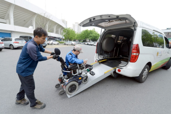 대구 교통약자를 위한 택시 나드리콜. <영남일보DB>