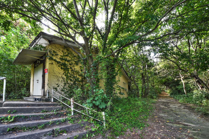 지금까지 남아있는 경산 메노나이트 주요건물 중 하나인 예배당의 동쪽 벽면. 1960년에 완공됐으며, 주로 졸업사진은 예배당 정면에서 촬영됐다. 박관영기자 zone5@yeongnam.com