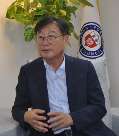 이재한 포항시체육회장. <포항시체육회 제공>