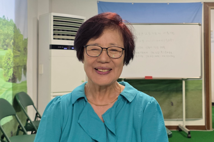 우리나라 파크골프의 살아있는 역사 천성희 회장. 박태칠 시민기자