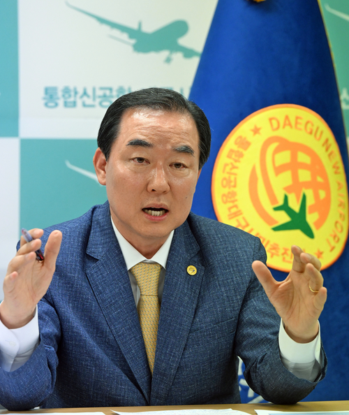 장세철 통합신공항대구시민추진단 대표. 이지용기자