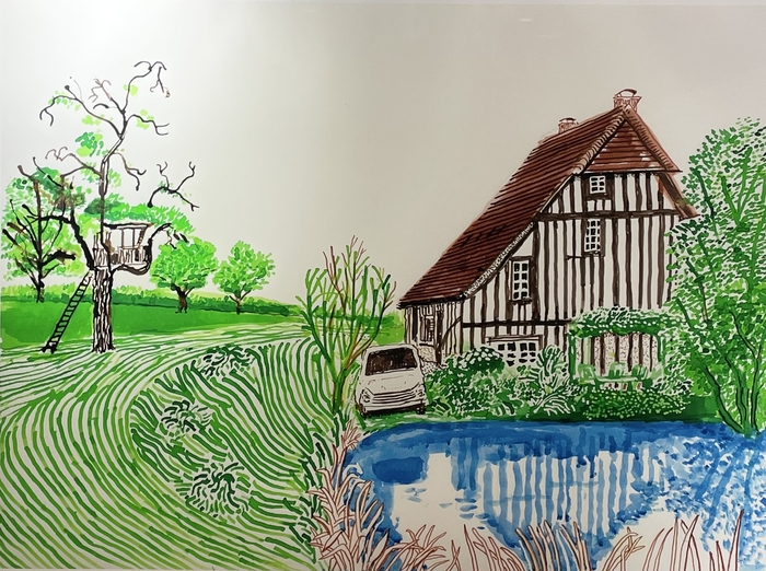 데이비드 호크니 작.<대구화랑협회 제공>