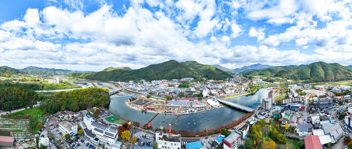 2025 청송사과축제 개막(지난해 청송사과축제장 전경)<청송군 제공>