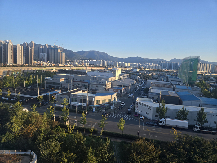 대구 달서구 장기동 성서산단 인근 대구출판산업단지가 30일부터 대구인쇄출판밸리로 새롭게 태어난다. 출판밸리 전경. <대구시 제공>