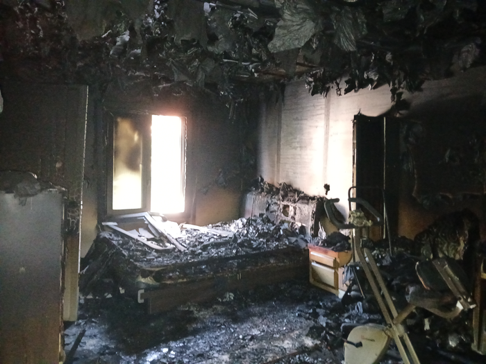 지난 3일 오후3시38분쯤 남구 대명동 주택 2층에서 불이 나 60대 남성 1명이 사망했다. 사진은 화재 현장 모습. 대구소방안전본부 제공