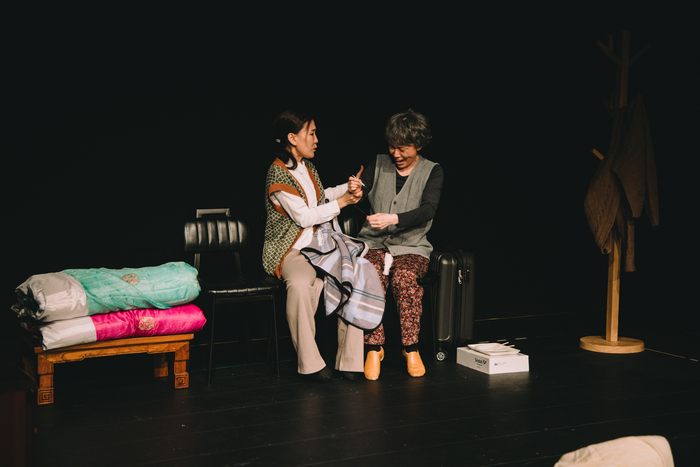 콘서트 드라마 솜 with 박경하 연습 모습. <극단 골목 제공>