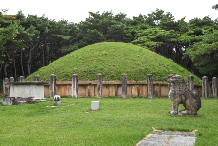 경주 안강읍 육통리의 흥덕왕릉. 신라 해상무역의 전성기를 연 흥덕왕의 무덤은 형산강이 만들어낸 내륙의 풍요로운 평야가 바닷길로 이어지는 지점에 자리하고 있다.