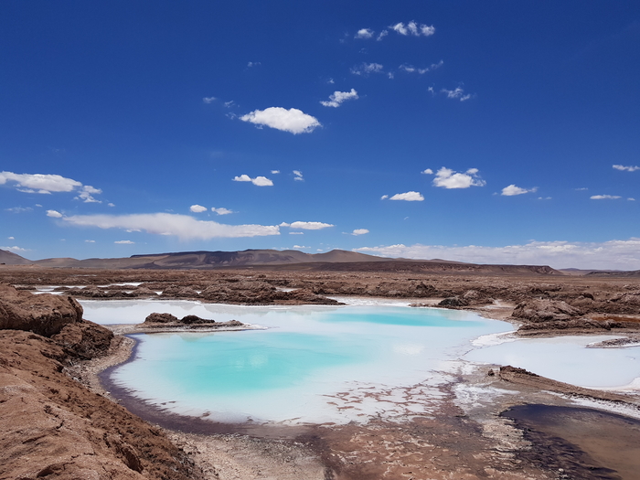 아르헨티나 옴브레 무에르토 리튬 염호 전경. <포스코 제공>