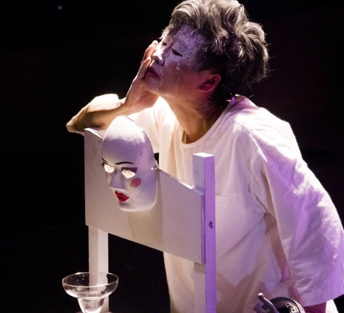 극단 기차 원맨쇼 햄릿 공연 모습. <초이스시어터 제공>