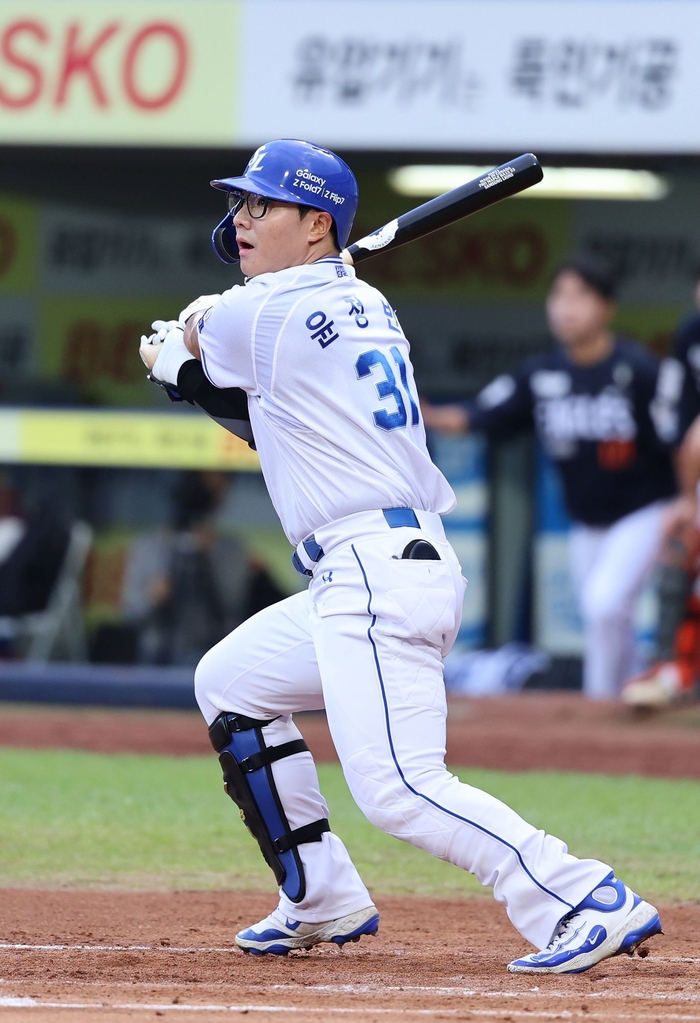 삼성 라이온즈 외야수 윤정빈. <삼성 라이온즈 제공>