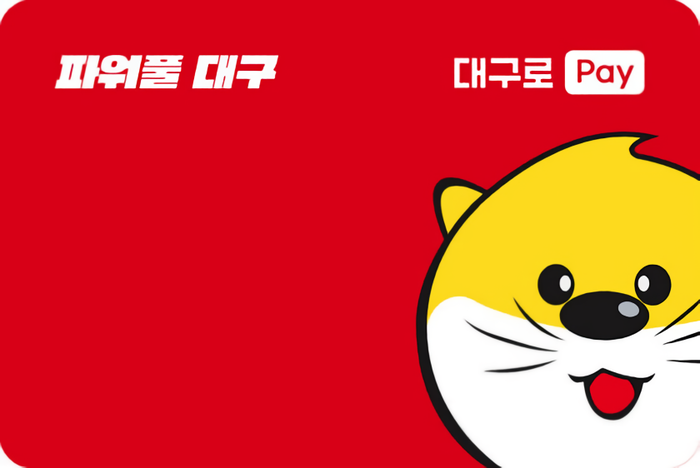 올해 대구로페이 발행액 3천980억원이 완판됐다. 대구로페이 카드. <영남일보DB>