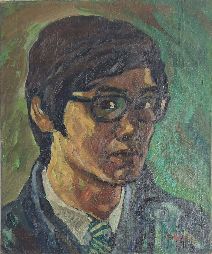 김영태 작가의 1969년 작품 자화상22