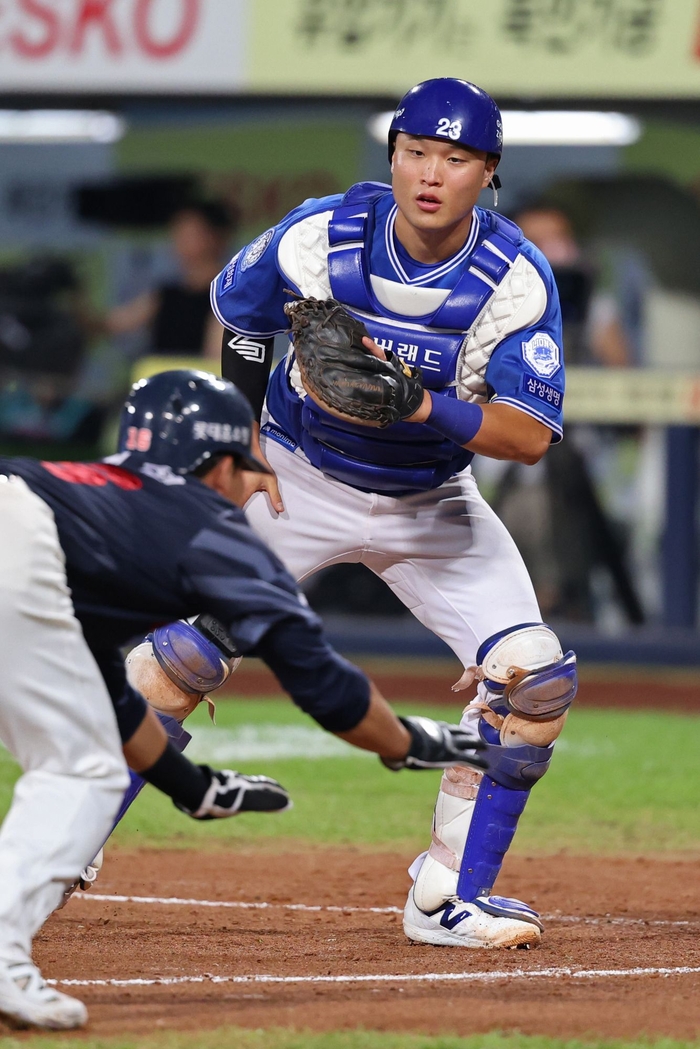 삼성 라이온즈 포수 이병헌. <삼성 라이온즈 제공>