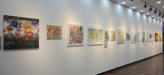 김진규 드로잉 사범 2기 대구 전시회 전시 전경.<<주>오리지널 드로잉쇼 제공>