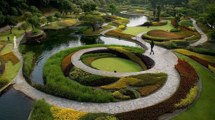 경북도가 경주 보문관광단지에 조성할 계획인 APEC 참가국 상징정원 중 동남아 테마공원 조감도<경북도 제공>