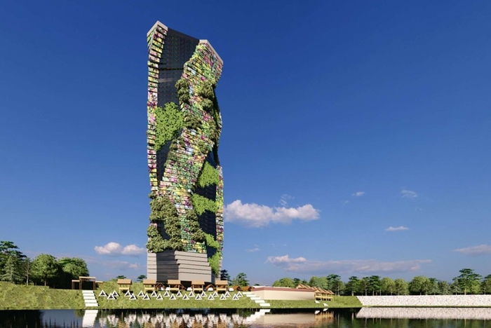 경북도가 경주 보문관광단지에 조성할 계획인 APEC 기념 랜드마크 중 하나인 레거시 별빛탑<경북도 제공>