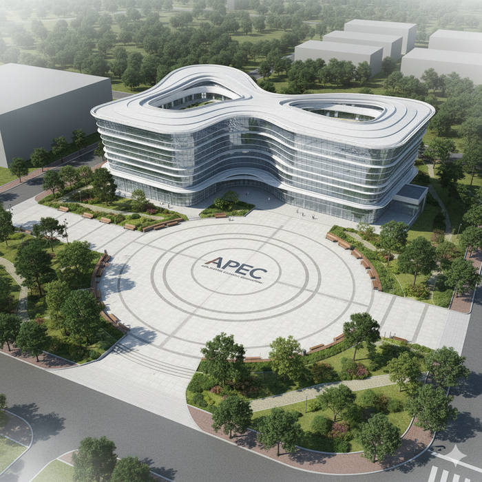 APEC 문화 레거시를 연결한 지속가능한 문화외교 플랫폼으로 조성할 예정인 APEC 문화전당 조감도<경북도 제공>