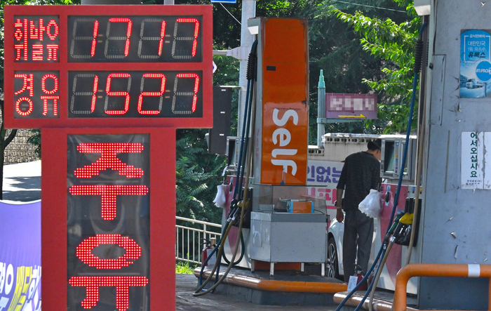 주유소 기름값 4주 연속 상승…대구 1천706원·경북 1천721원