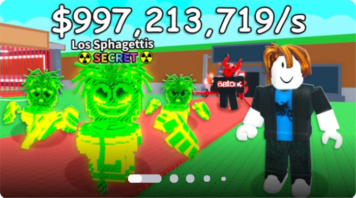 로블록스 브레인롯 훔치기 게임 화면 캡처.