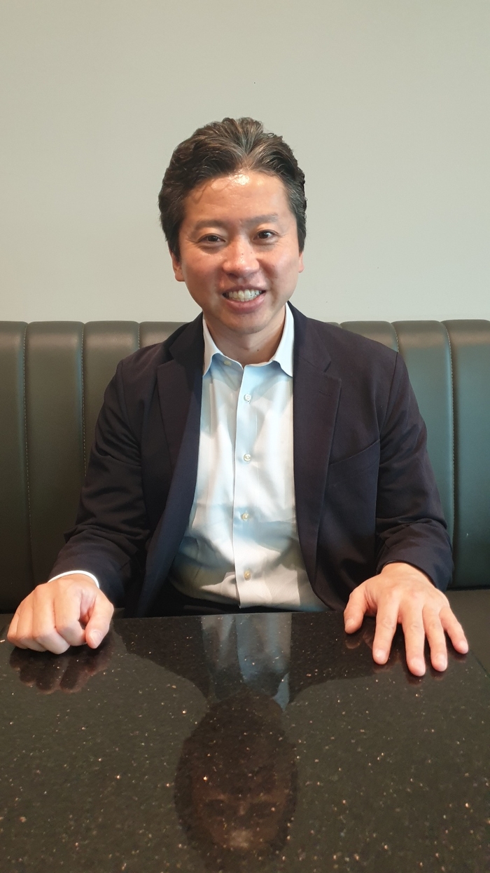 사이토 일본M&A센터  이사. 홍석천 기자