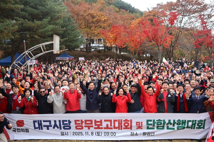 국횜 대구시당 당무보고대회. 영남일보DB