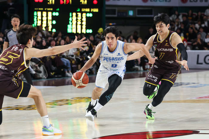 국가대표 휴식기 후 열린 첫 경기, 가스공사 LG에 66:64 승