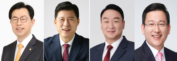 왼쪽부터 국민의힘 이만희·구자근·정희용·김형동 의원. 영남일보DB