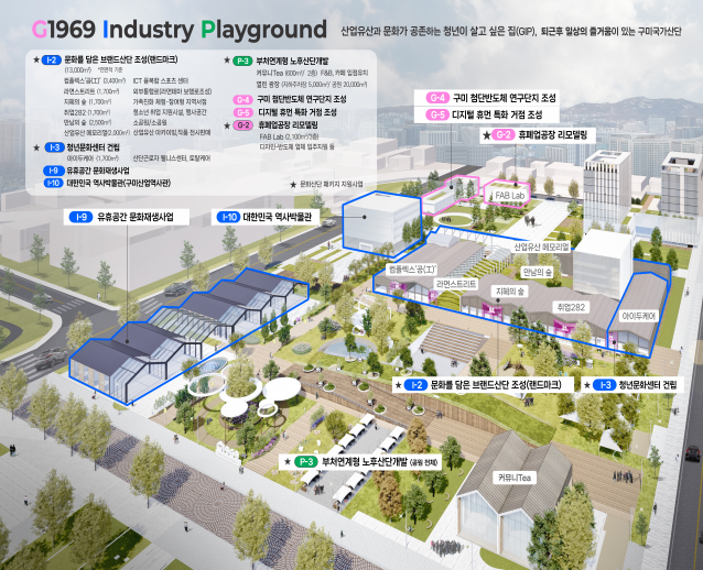 문화선도산단 조감도<구미시 제공>