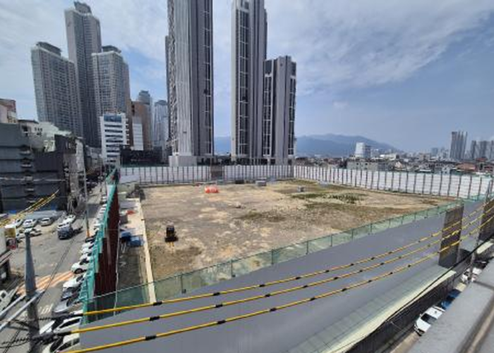 대구 수성구 황금동 호반건설이 추진하던 주택사업이 중단된 뒤 사업부지는 공매로 넘겨졌다. <출처 감정평가서>